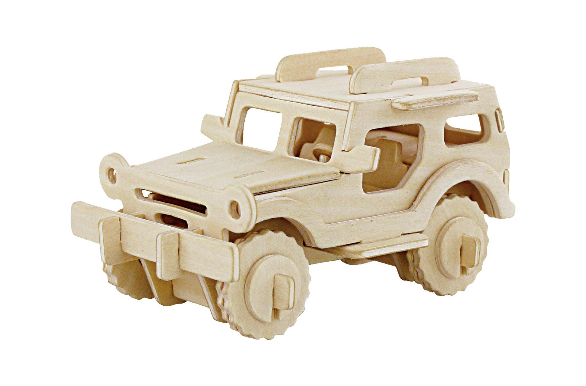 Hands Craft DIY Miniatures 3D Classic Wooden Puzzle | Military Vehicles