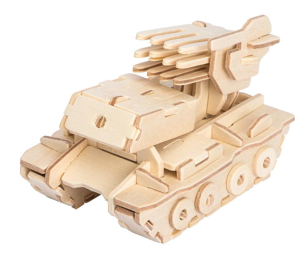 Hands Craft DIY Miniatures 3D Classic Wooden Puzzle | Military Vehicles