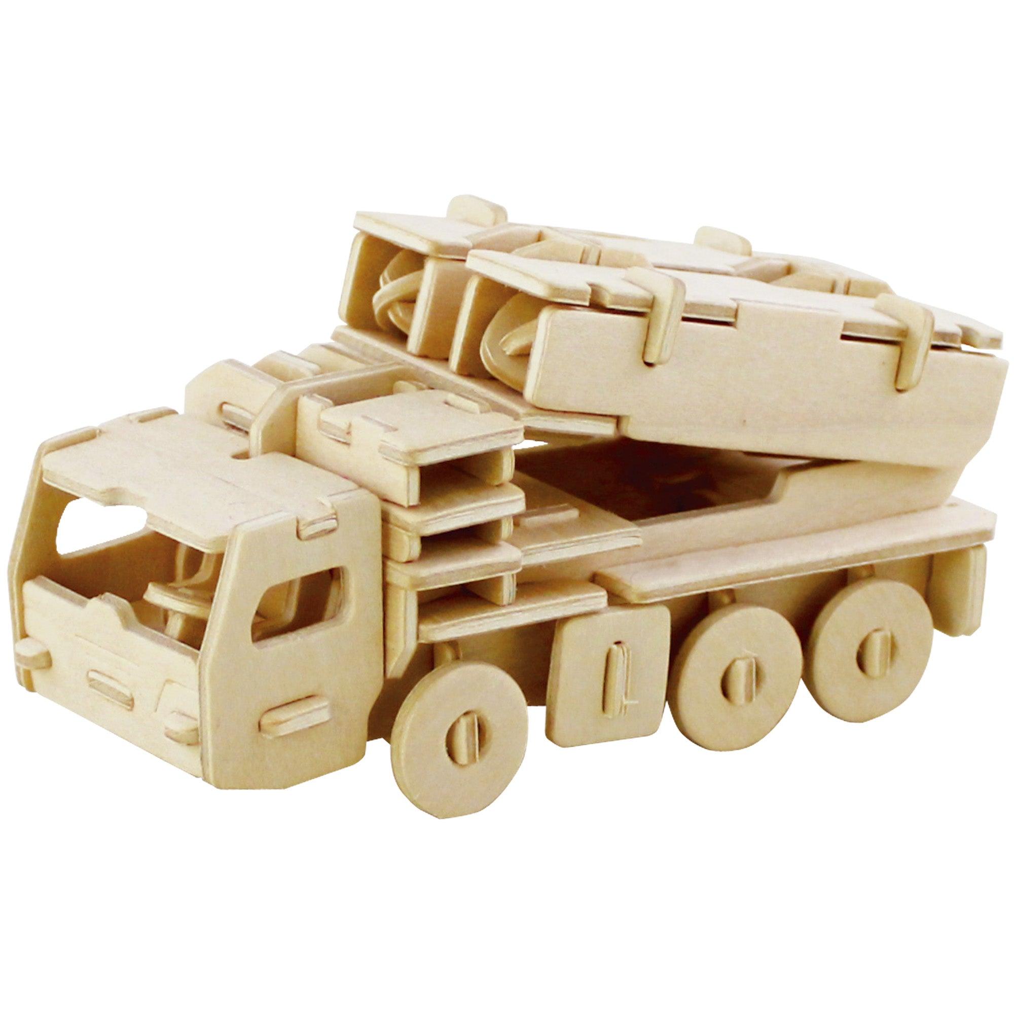 Hands Craft DIY Miniatures 3D Classic Wooden Puzzle | Military Vehicles
