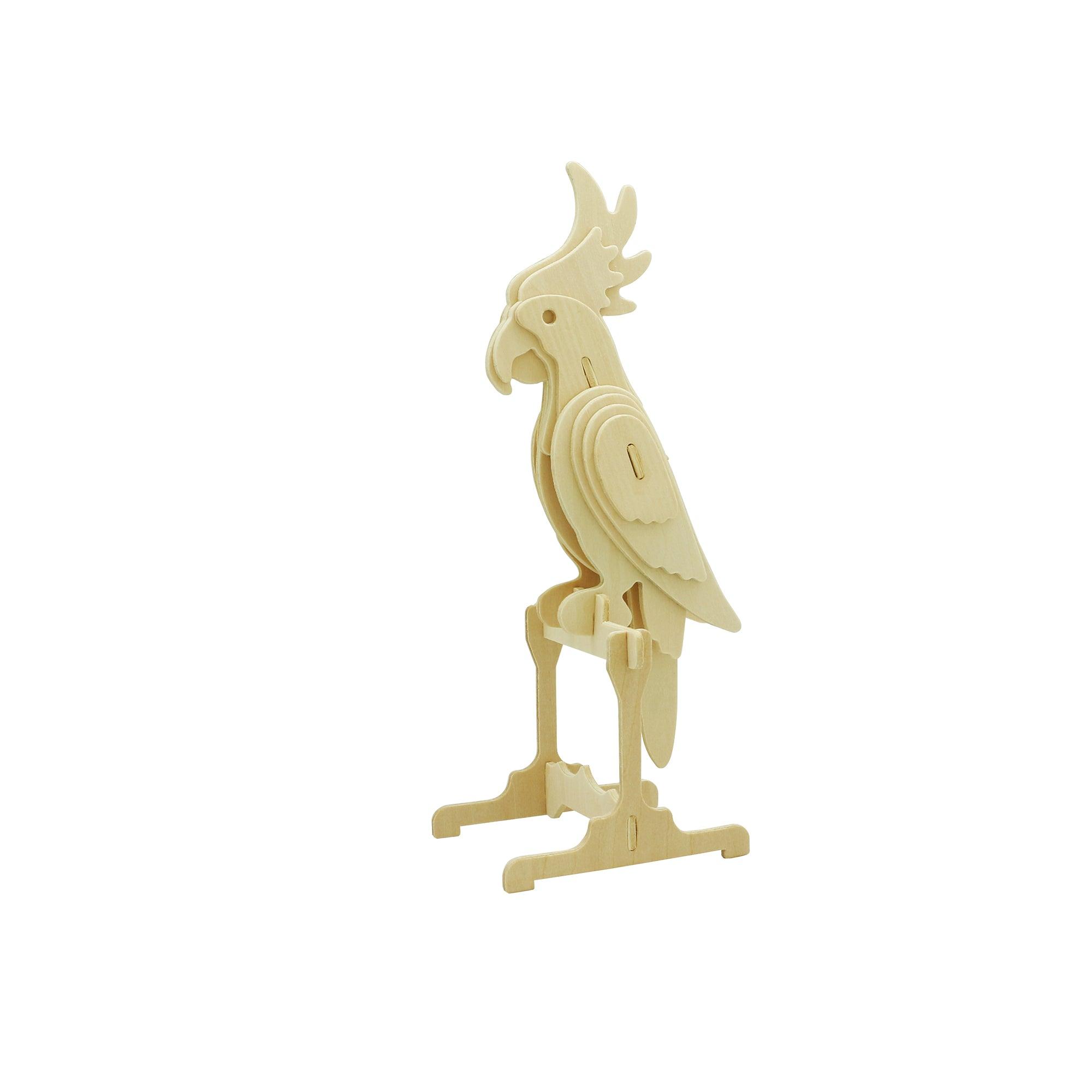 Hands Craft DIY Miniatures 3D Classic Wooden Puzzle | Parrot