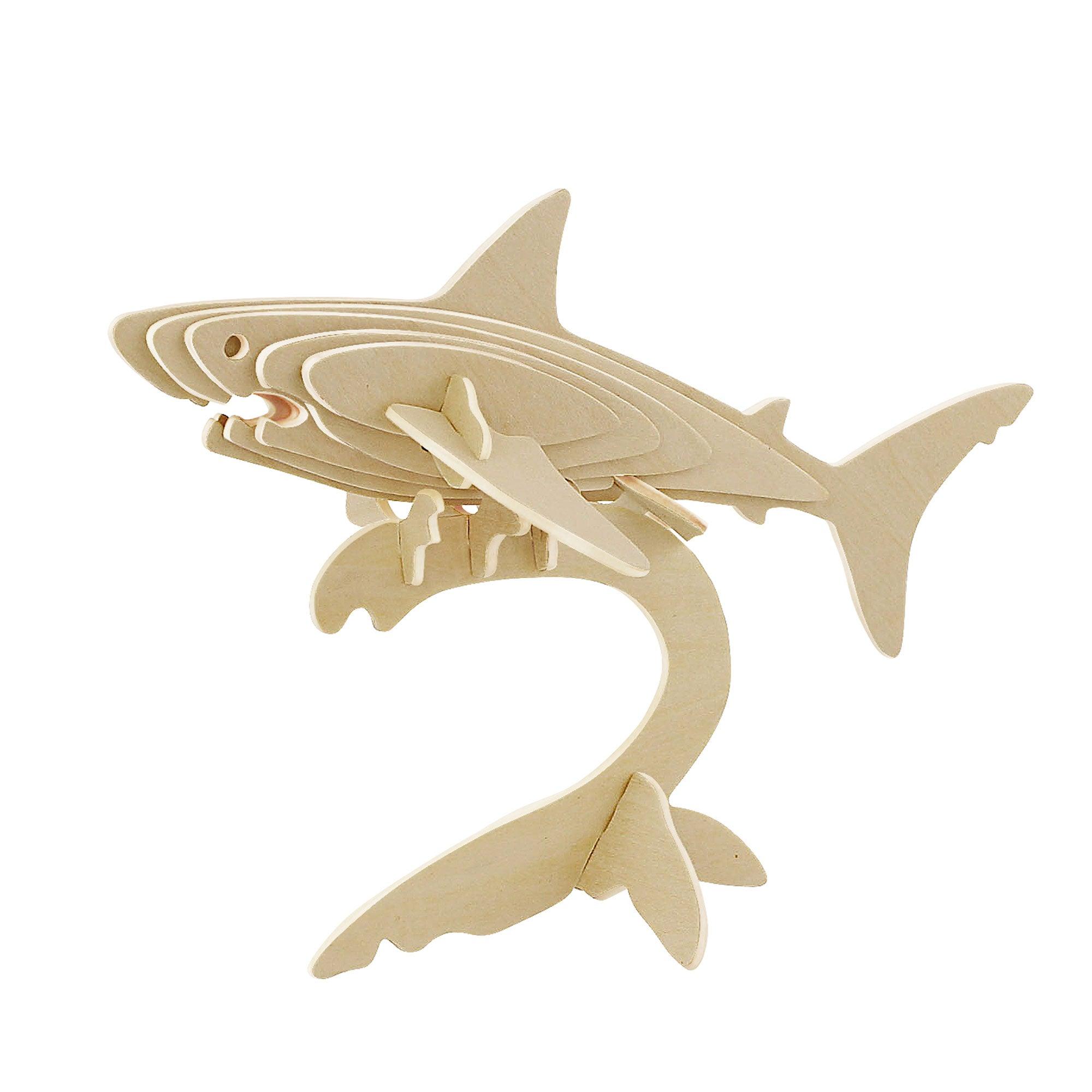 Hands Craft DIY Miniatures 3D Classic Wooden Puzzle | Sea Animals