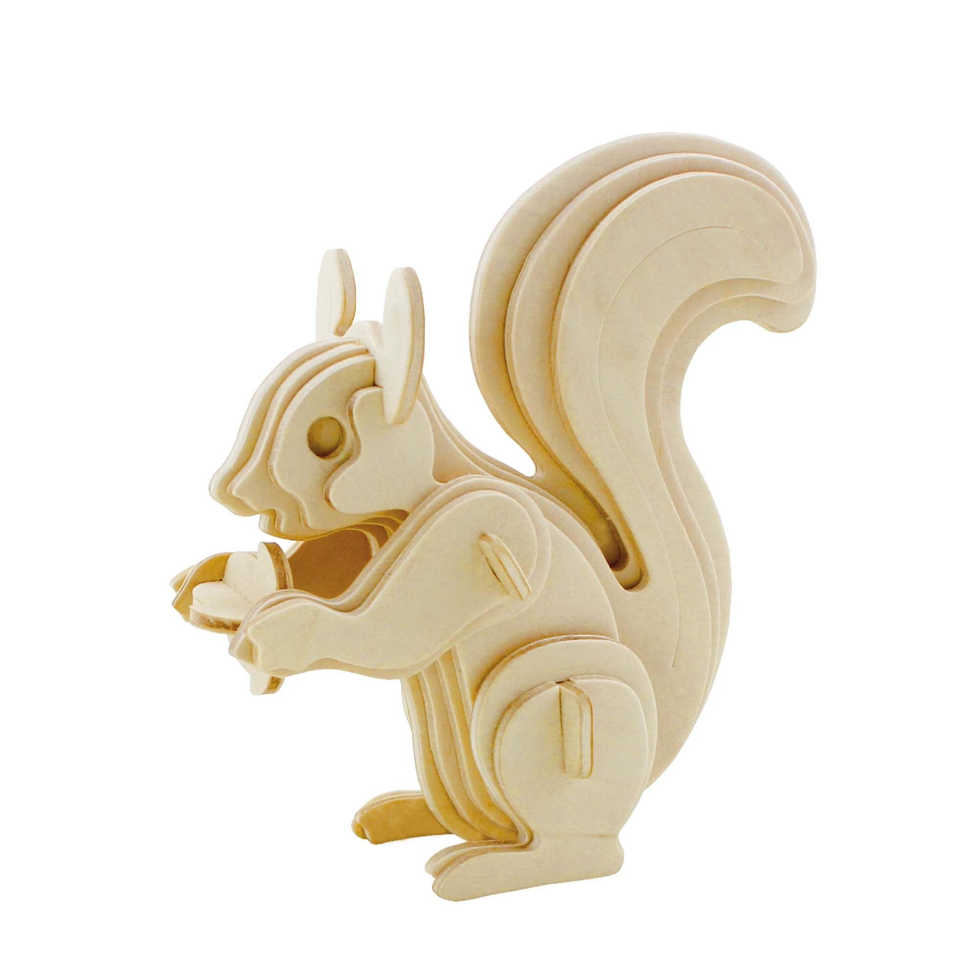 Hands Craft DIY Miniatures 3D Classic Wooden Puzzle | Wild Animals