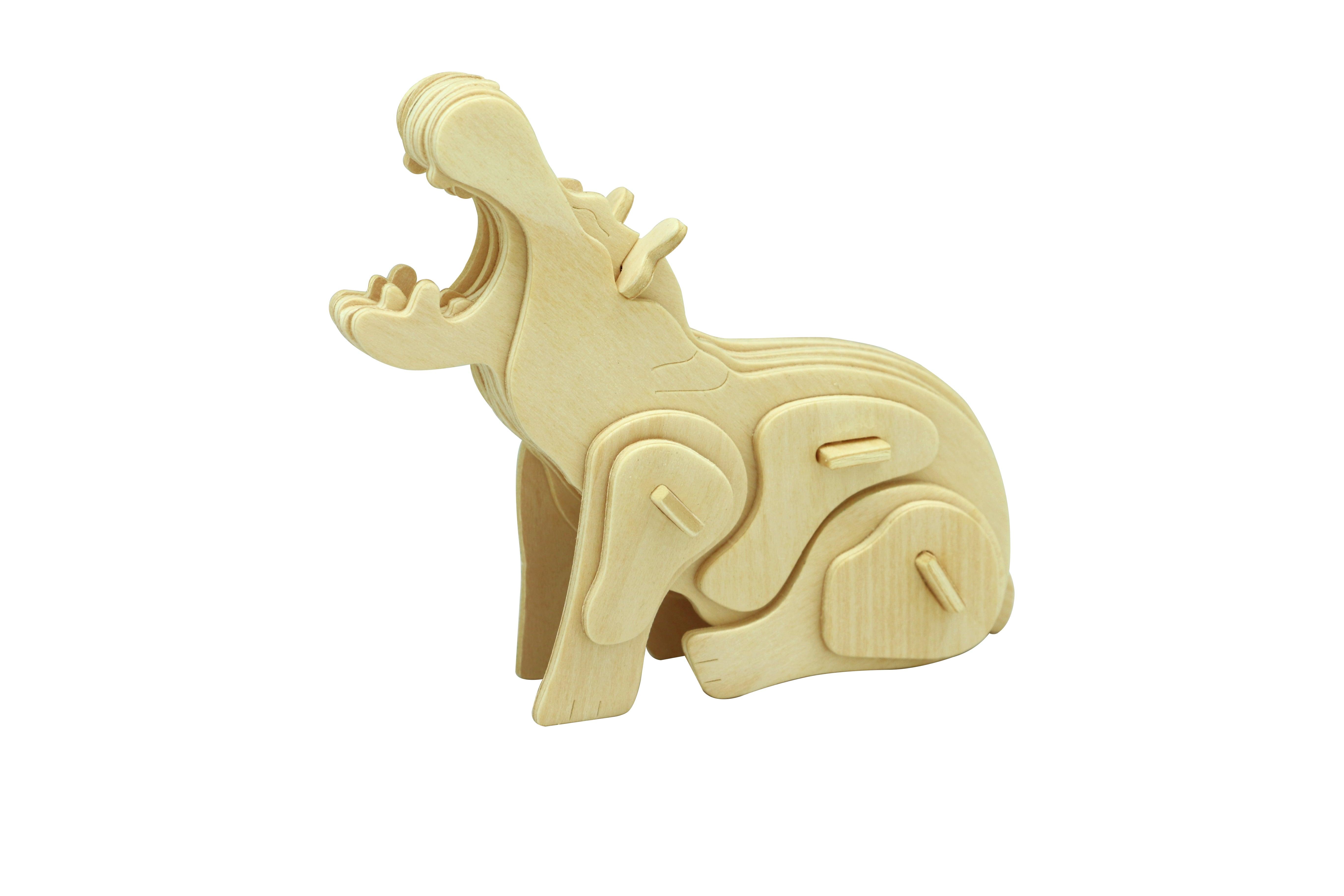 Hands Craft DIY Miniatures 3D Classic Wooden Puzzle | Wild Animals