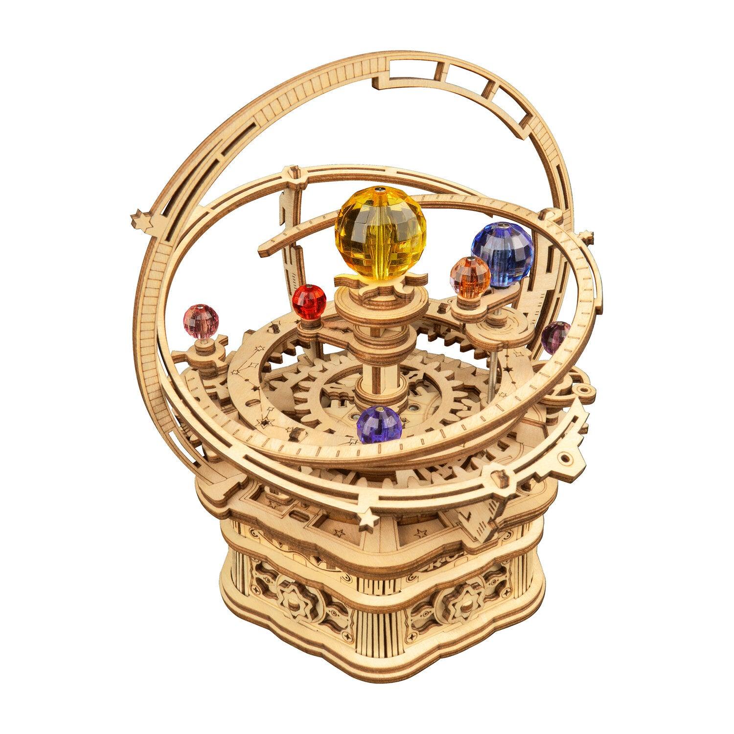 Hands Craft DIY Miniatures 3D Wooden Music Box Puzzle | Starry Night