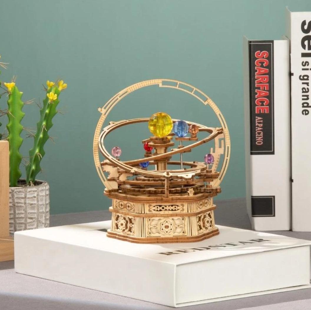 Hands Craft DIY Miniatures 3D Wooden Music Box Puzzle | Starry Night