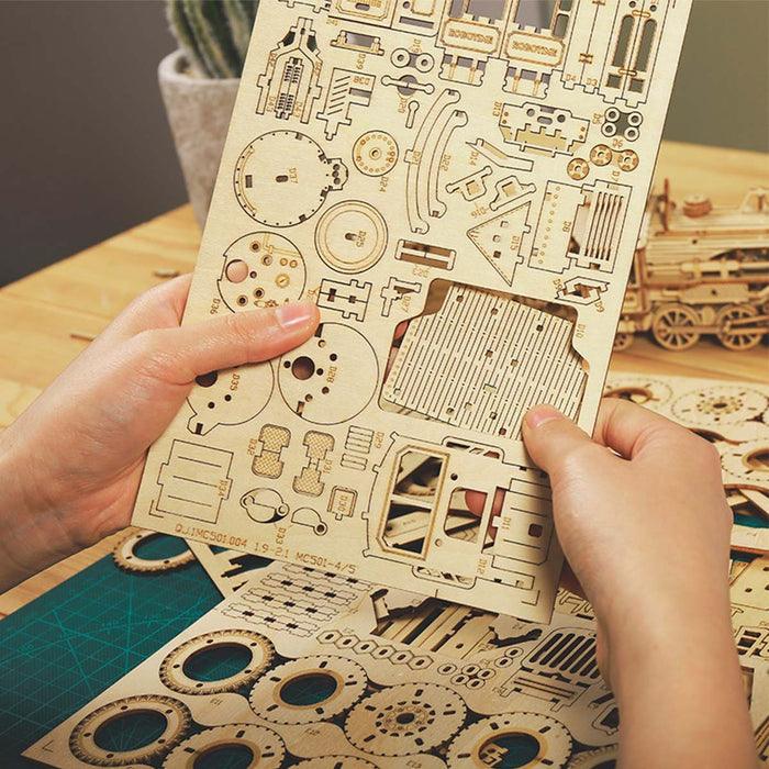 Hands Craft DIY Miniatures 3D Wooden Puzzle | Army Field Car
