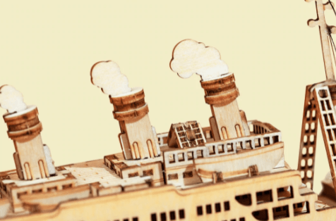 Hands Craft DIY Miniatures 3D Wooden Puzzle | Cruise Ship 