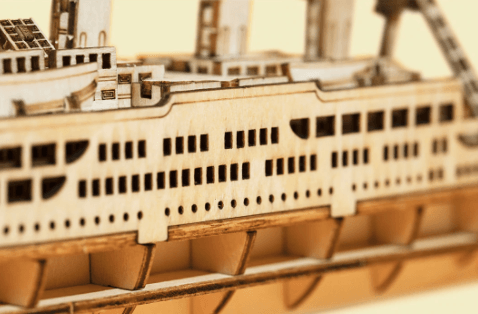Hands Craft DIY Miniatures 3D Wooden Puzzle | Cruise Ship