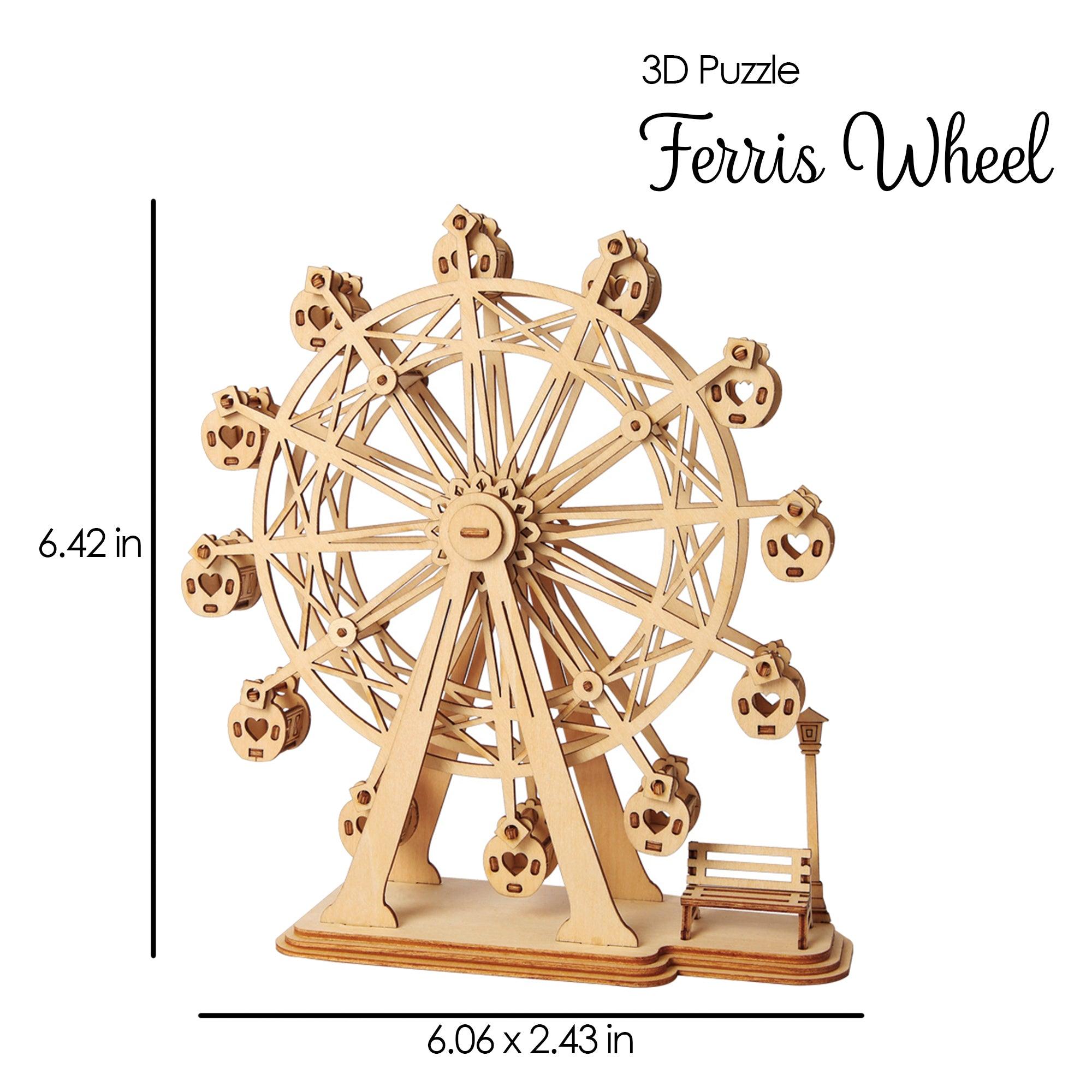 Hands Craft DIY Miniatures 3D Wooden Puzzle | Ferris Wheel