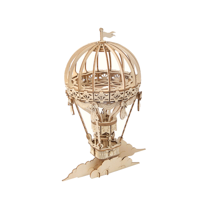 Hands Craft DIY Miniatures 3D Wooden Puzzle | Hot Air Balloon