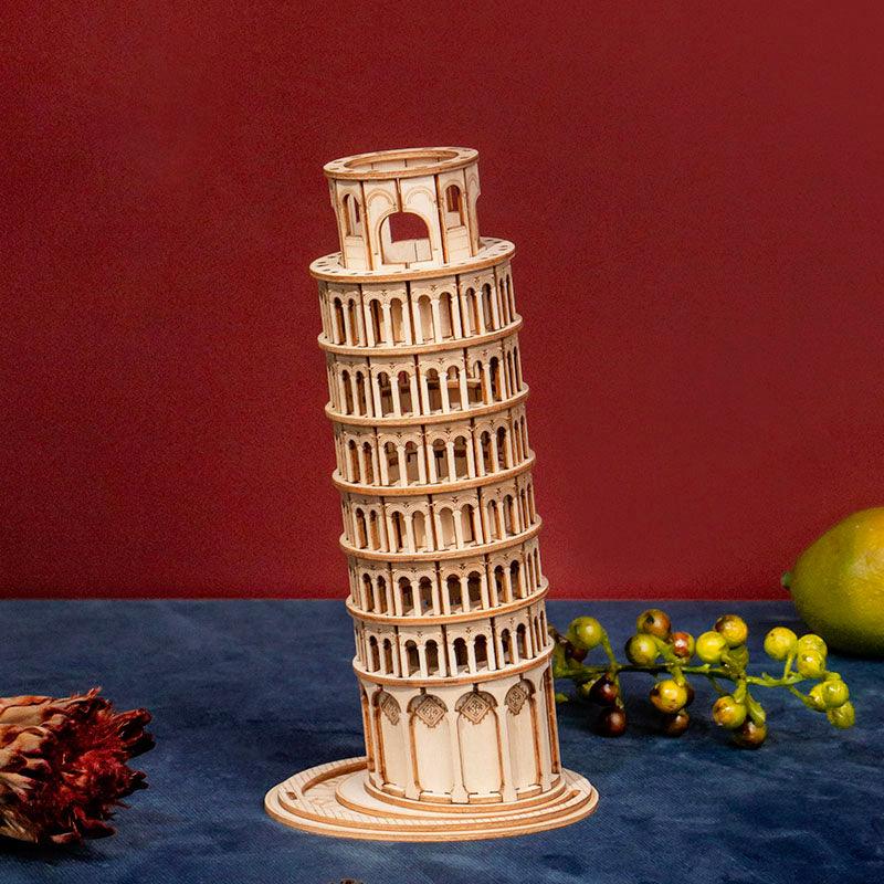 Hands Craft DIY Miniatures 3D Wooden Puzzle | Leaning Tower Of Pisa