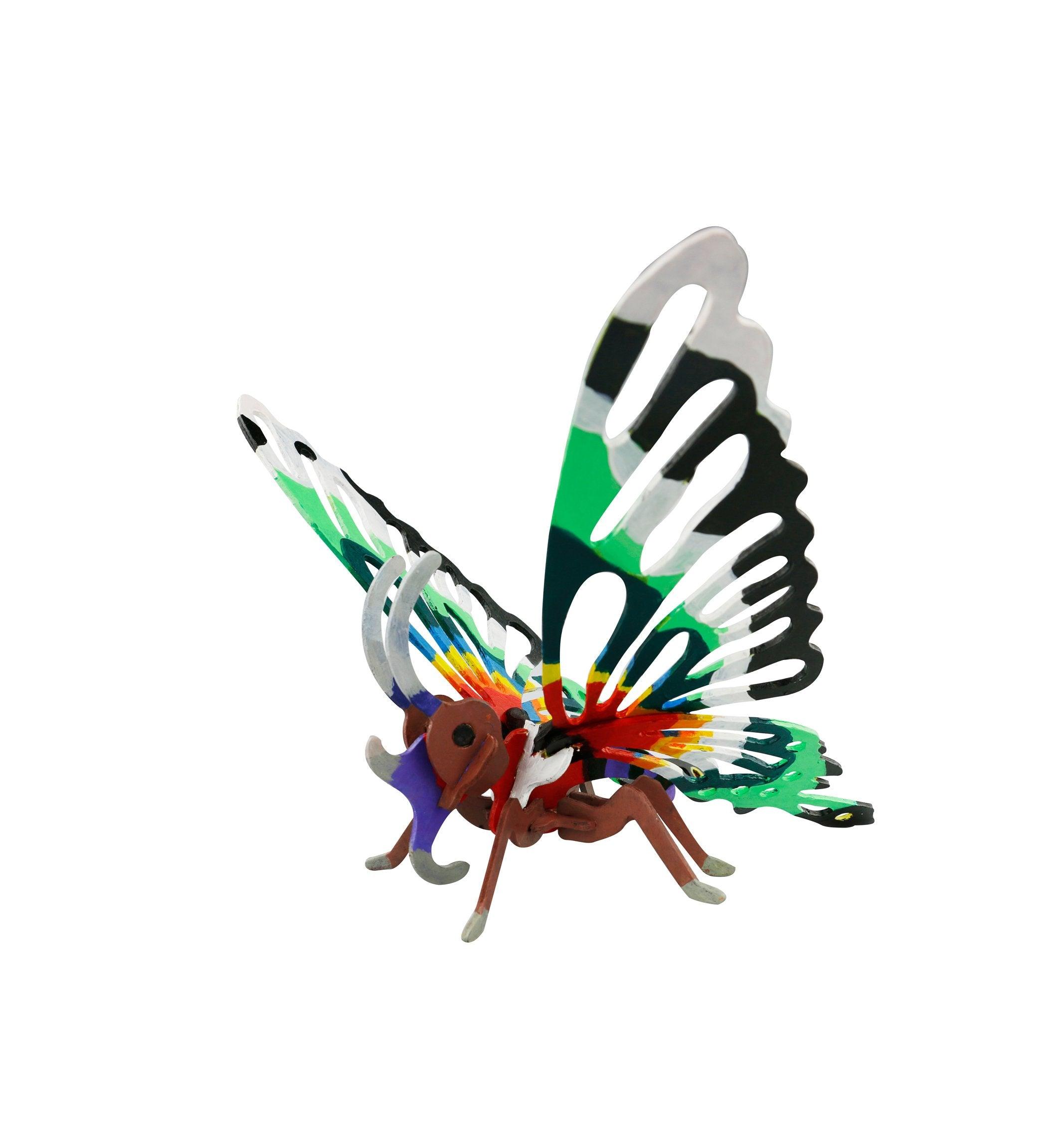 Hands Craft DIY Miniatures 3D Wooden Puzzle Paint Kit | Butterfly