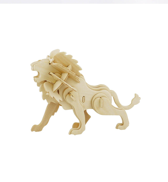 3D Classic Wooden Puzzle | Lion - Hands Craft US, Inc.