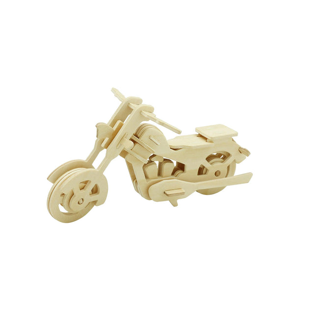 3D Classic Wooden Puzzle | Motorcycle - Hands Craft US, Inc.
