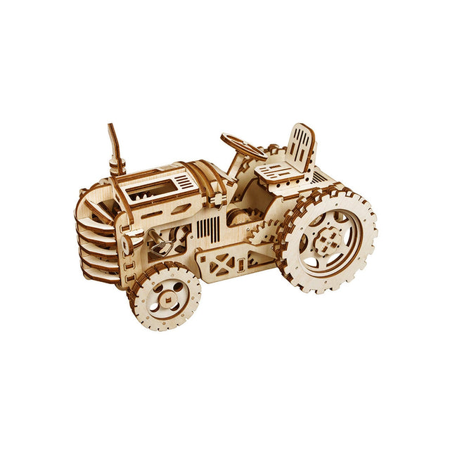 3D Mechanical Wooden Puzzle | Tractor - Hands Craft US, Inc.