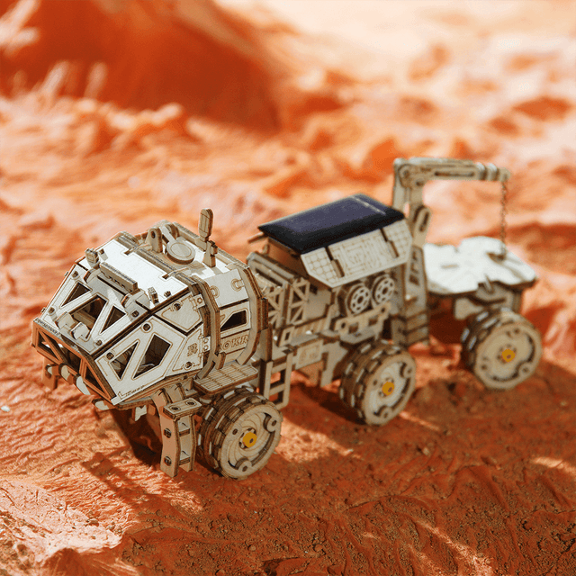 3D Mechanical Wooden Puzzle | Solar Navitas Rover - Hands Craft US, Inc.