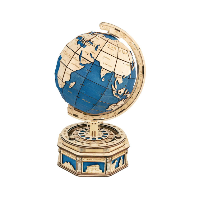 3D Mechanical Wooden Puzzle | Globe Earth Model - Hands Craft US, Inc.