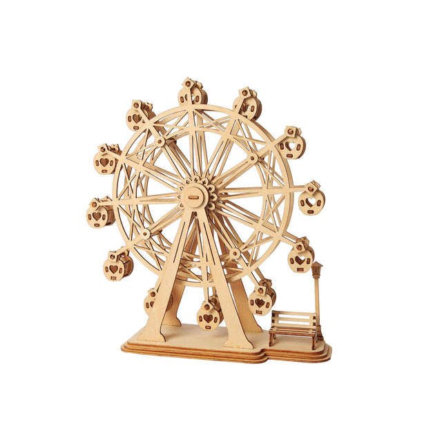 3D Modern Wooden Puzzle | Ferris Wheel - Hands Craft US, Inc.