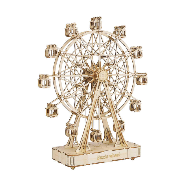 3D Modern Wooden Puzzle Music Box | Ferris Wheel - Hands Craft US, Inc.
