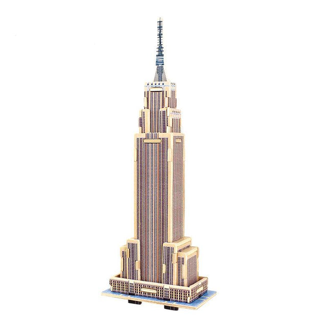 3D Classic Wooden Puzzle | Empire State Building - Hands Craft US, Inc.