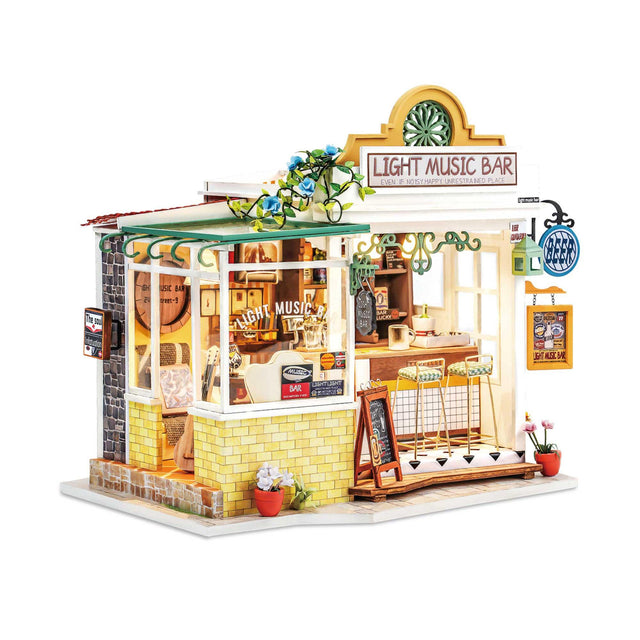 DIY Miniature Dollhouse Kit Music Studio Room
