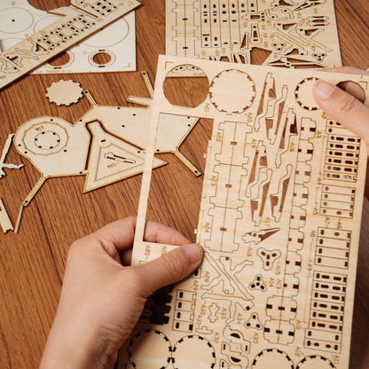 3D Modern Wooden Puzzle | Drum Kit - Hands Craft US, Inc.
