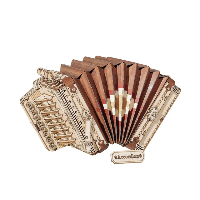3D Modern Wooden Puzzle | Accordion - Hands Craft US, Inc.