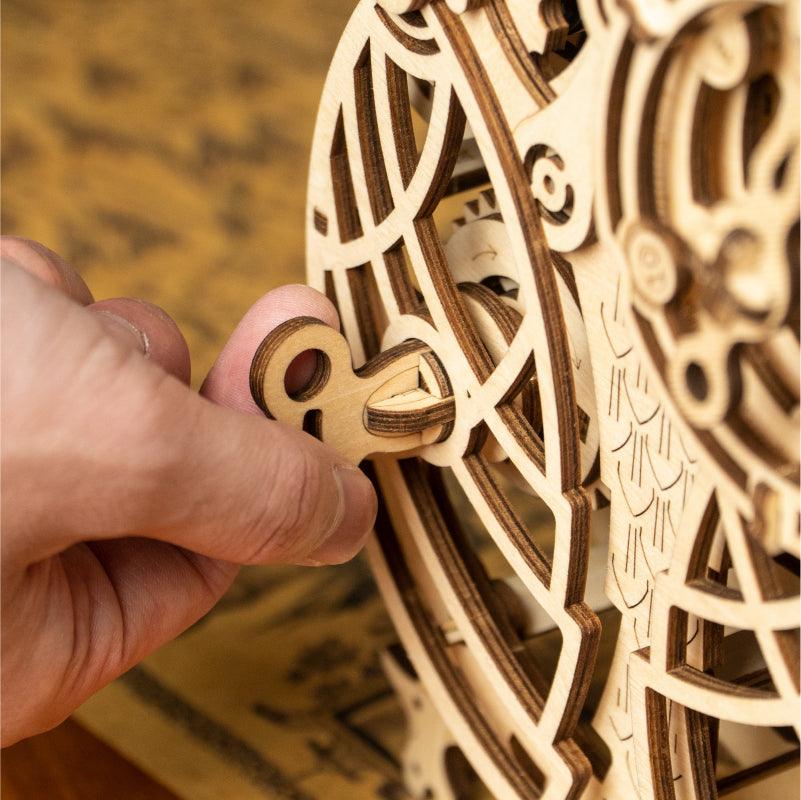 Wooden puzzle best sale clock