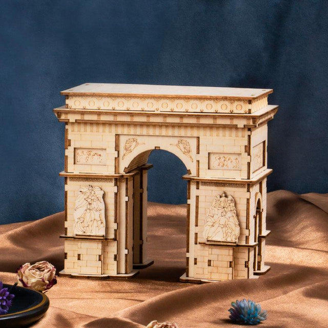 Hands Craft 3D Wooden Puzzle | Arc de Triomphe, 118 pcs. - Hands Craft US, Inc.