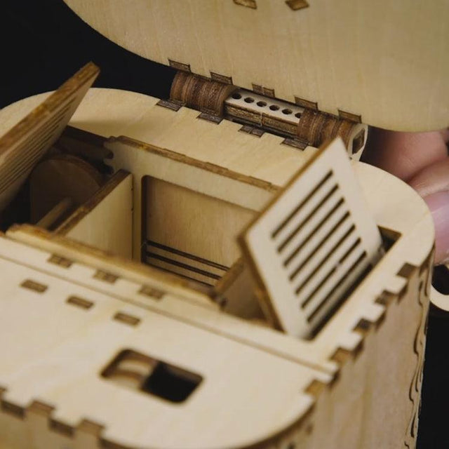 3D Mechanical Wooden Puzzle | Treasure Box - Hands Craft US, Inc.
